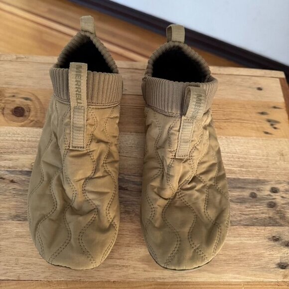 Merrell Coyotes Tan Quilted Nylon Lightweight Zero Drop Slip On Shoe Size 9 - Picture 2 of 13